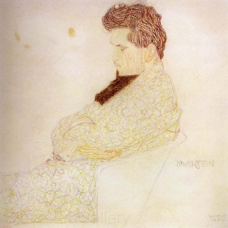Egon Schiele Portrait of the composer Lowenstein Norge oil painting art